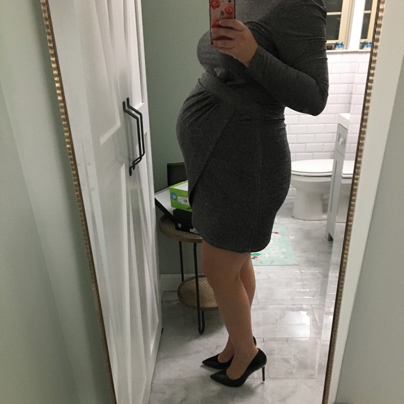 MK Gunmetal Mini Wrap dress - Picture 4 of 7